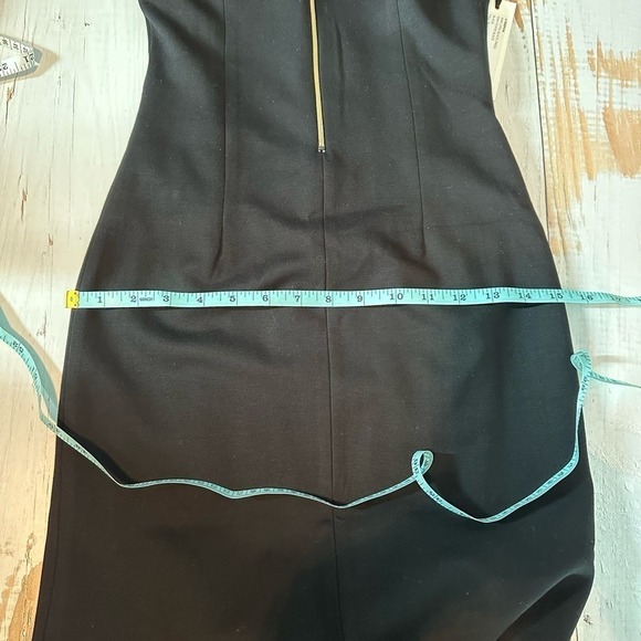 L’AGENCE Knit Ponte Little Black Dress Size US 2 Black - Picture 7 of 7